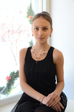 Елизавета Лукьянова, вторая вице-мисс конкурса «Мисс Ревда-2013», лицо ювелирного центра «Золотой телец»