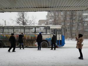 Фото пассажиров в автобусе