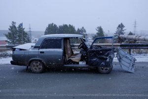Авария ваз 2107