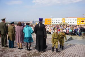 В Ревде День Победы начали праздновать на СУМЗе С каши, военных песен