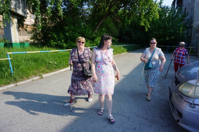 Незрячие жители района УПП ВОС пытаются добиться «доступной среды ...