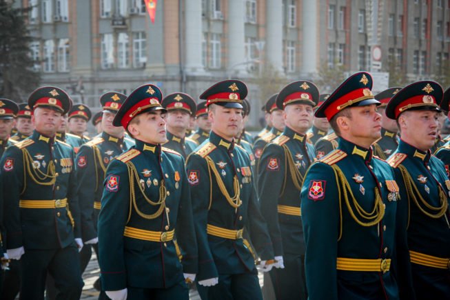 Схема движения военной техники после парада