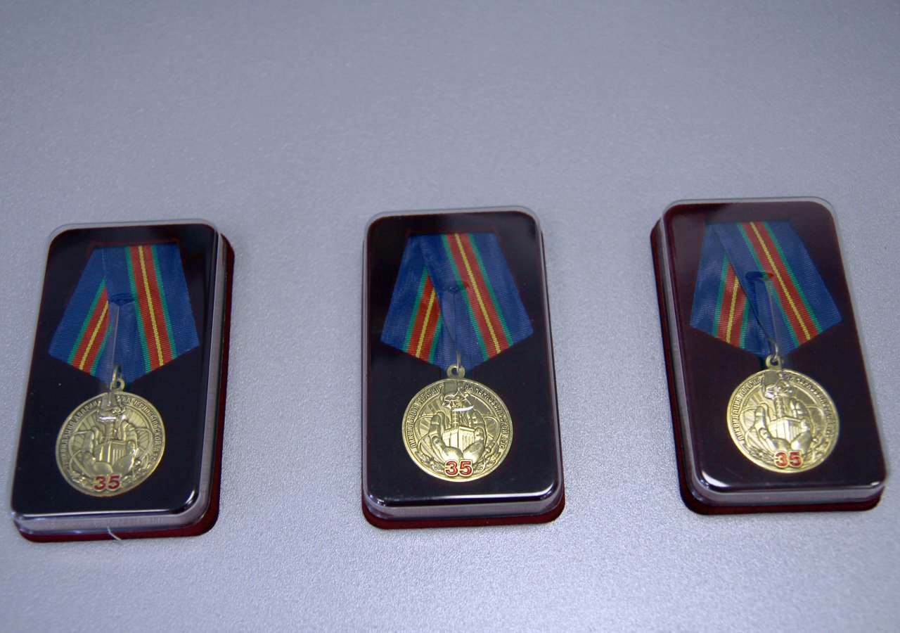 Ревдинским ликвидаторам аварии на Чернобыльской АЭС вручили памятные медали
